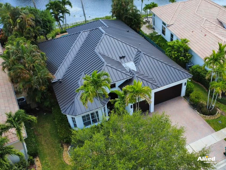 Image of the article: Dark Bronze 24-Gauge Standing Seam Metal Roof in Parkland, FL: Is It Worth the Investment